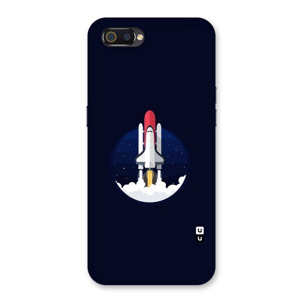 Space Rocket Minimal Back Case for Realme C2