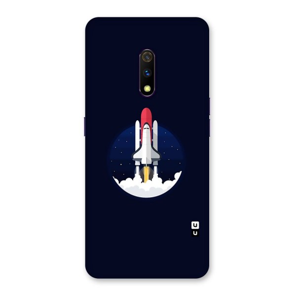 Space Rocket Minimal Back Case for Realme X