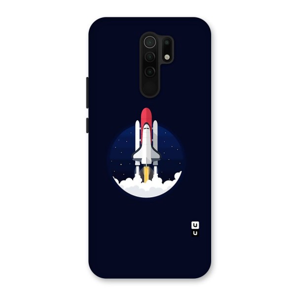 Space Rocket Minimal Back Case for Redmi 9 Prime