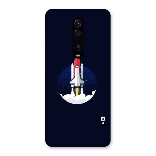 Space Rocket Minimal Back Case for Redmi K20 Pro