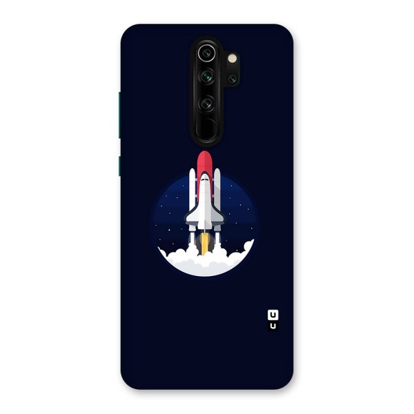 Space Rocket Minimal Back Case for Redmi Note 8 Pro