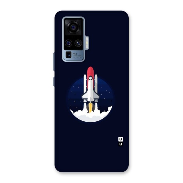 Space Rocket Minimal Back Case for Vivo X50 Pro