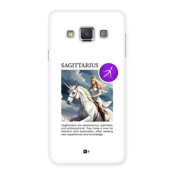 Sparkling Sagittarius Back Case for Galaxy A3