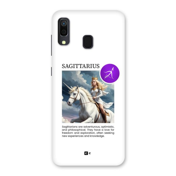 Sparkling Sagittarius Back Case for Galaxy A30