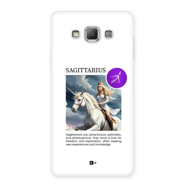 Sparkling Sagittarius Back Case for Galaxy A7