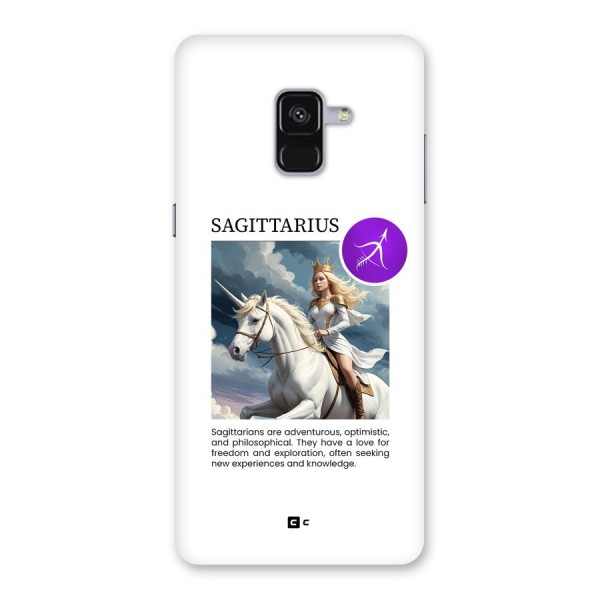 Sparkling Sagittarius Back Case for Galaxy A8 Plus