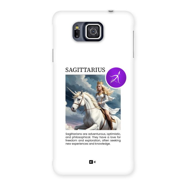 Sparkling Sagittarius Back Case for Galaxy Alpha