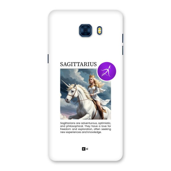 Sparkling Sagittarius Back Case for Galaxy C7 Pro