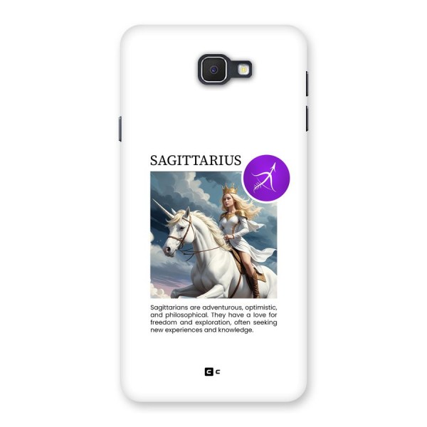 Sparkling Sagittarius Back Case for Galaxy J7 Prime