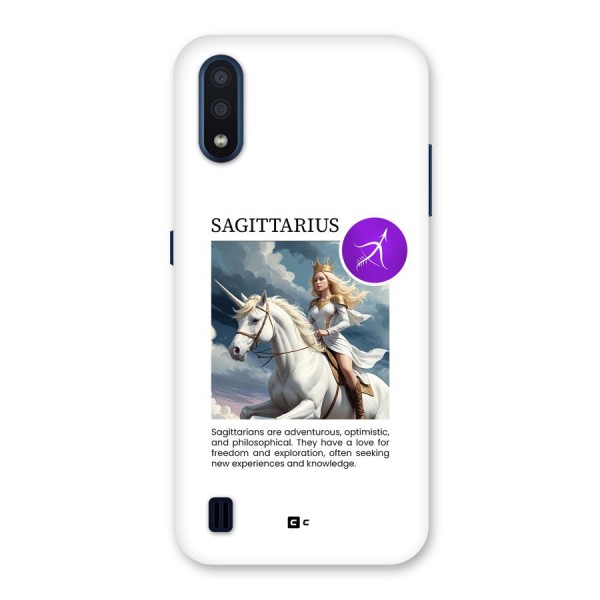 Sparkling Sagittarius Back Case for Galaxy M01