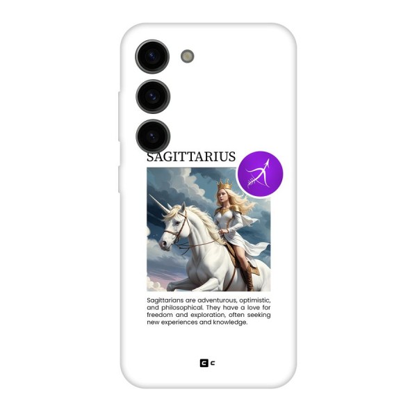 Sparkling Sagittarius Back Case for Galaxy S23