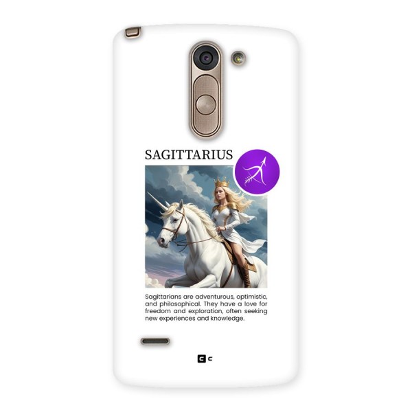 Sparkling Sagittarius Back Case for LG G3 Stylus