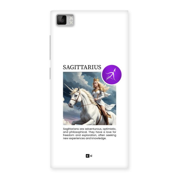 Sparkling Sagittarius Back Case for Mi3