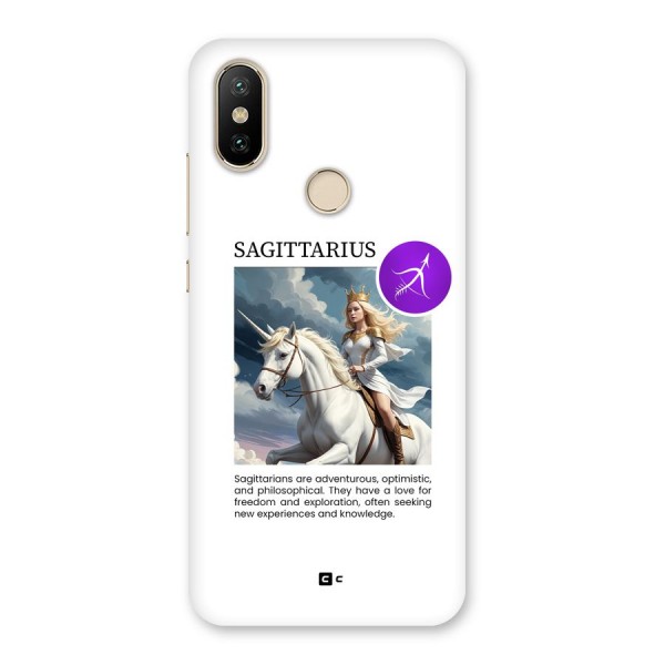 Sparkling Sagittarius Back Case for Mi A2