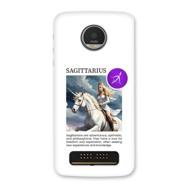 Sparkling Sagittarius Back Case for Moto Z Play