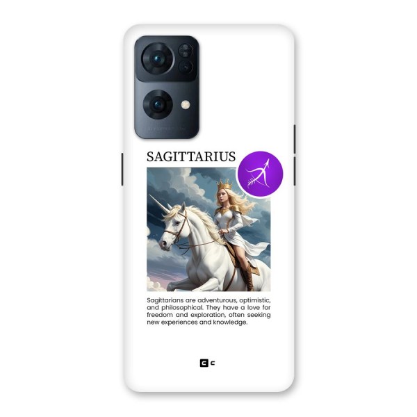 Sparkling Sagittarius Back Case for Oppo Reno7 Pro 5G