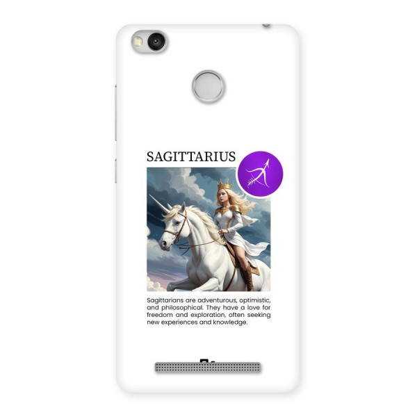 Sparkling Sagittarius Back Case for Redmi 3S Prime