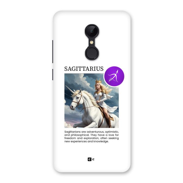 Sparkling Sagittarius Back Case for Redmi 5