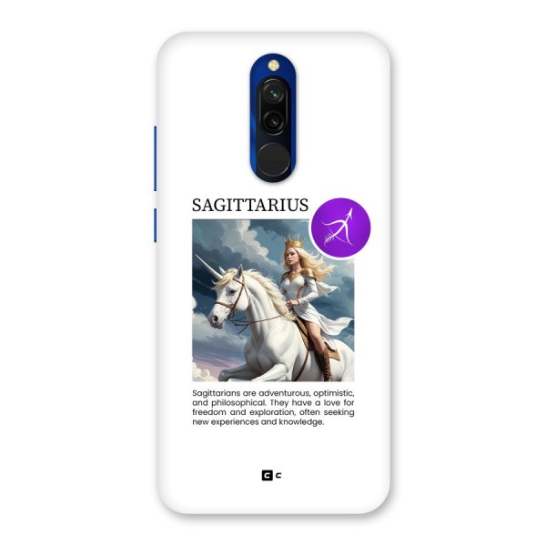 Sparkling Sagittarius Back Case for Redmi 8