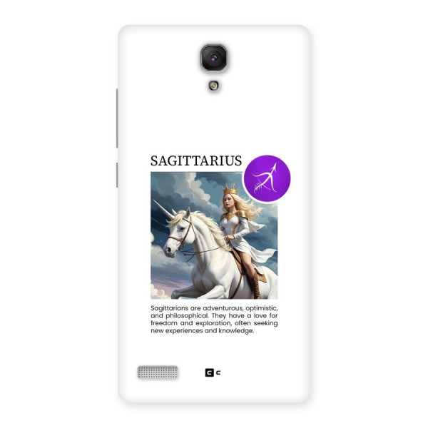 Sparkling Sagittarius Back Case for Redmi Note