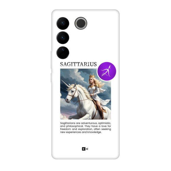 Sparkling Sagittarius Back Case for Vivo V27