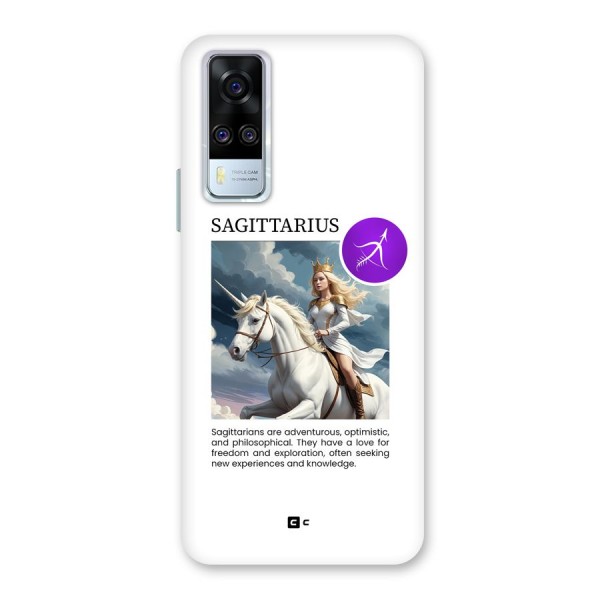 Sparkling Sagittarius Back Case for Vivo Y51