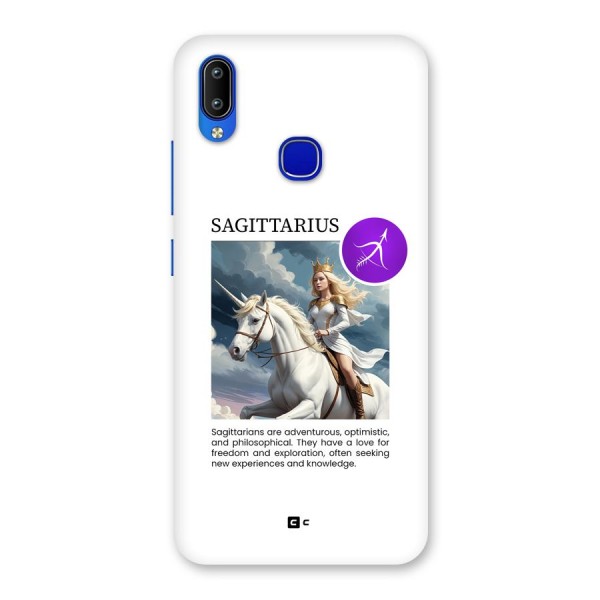 Sparkling Sagittarius Back Case for Vivo Y91