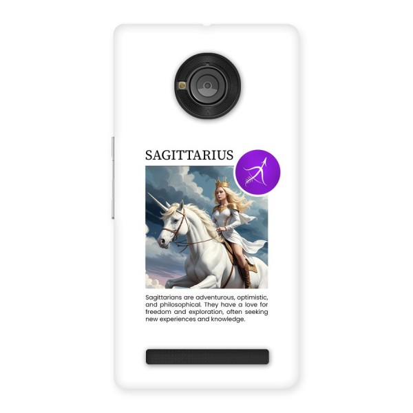 Sparkling Sagittarius Back Case for Yuphoria