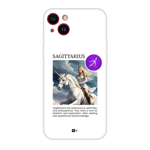 Sparkling Sagittarius Back Case for iPhone 14 Plus