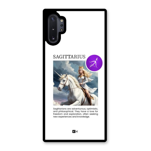 Sparkling Sagittarius Glass Back Case for Galaxy Note 10 Plus