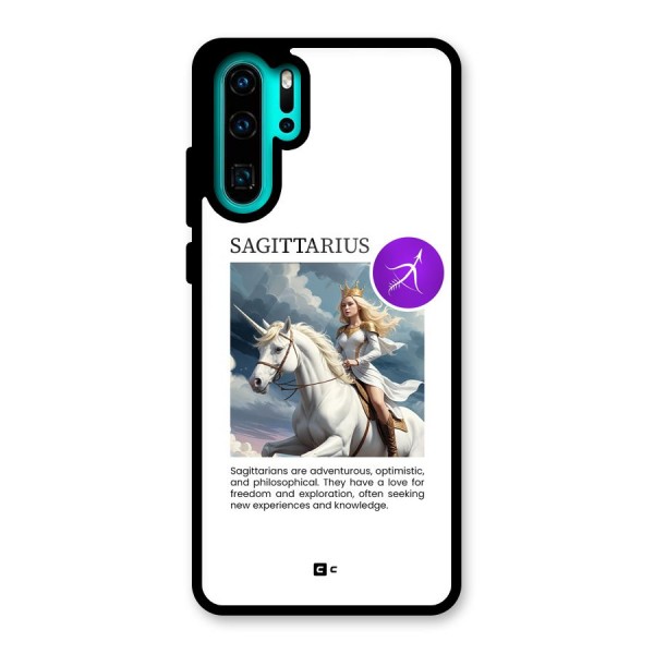 Sparkling Sagittarius Glass Back Case for Huawei P30 Pro