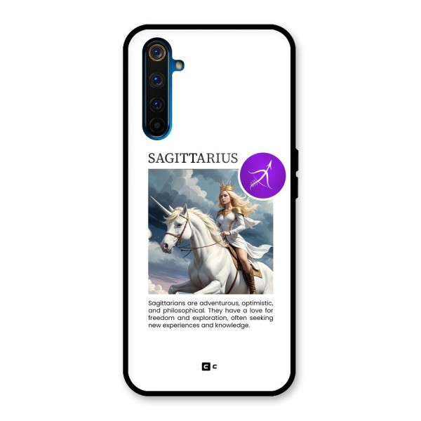 Sparkling Sagittarius Glass Back Case for Realme 6 Pro