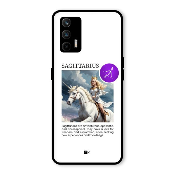 Sparkling Sagittarius Glass Back Case for Realme GT 5G