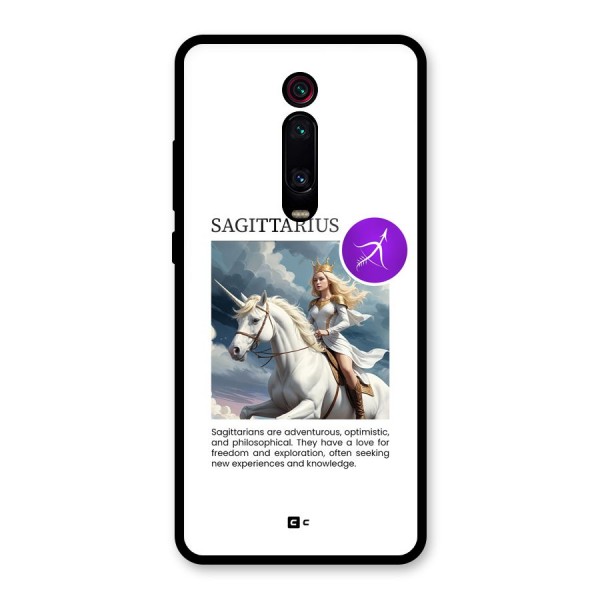 Sparkling Sagittarius Glass Back Case for Redmi K20 Pro