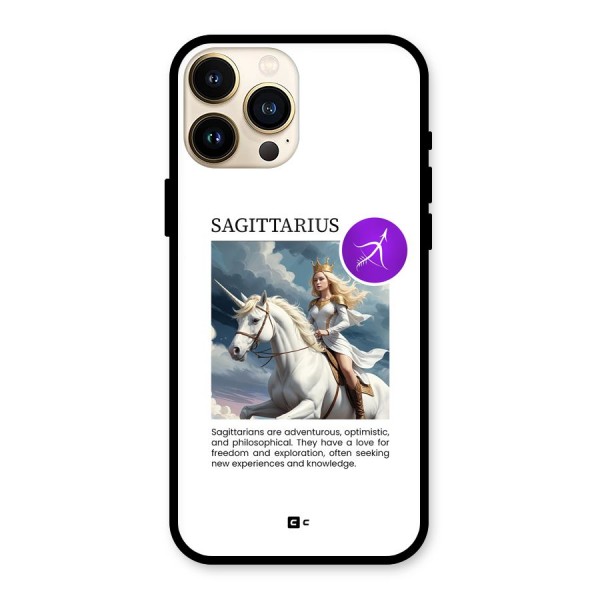 Sparkling Sagittarius Glass Back Case for iPhone 13 Pro Max