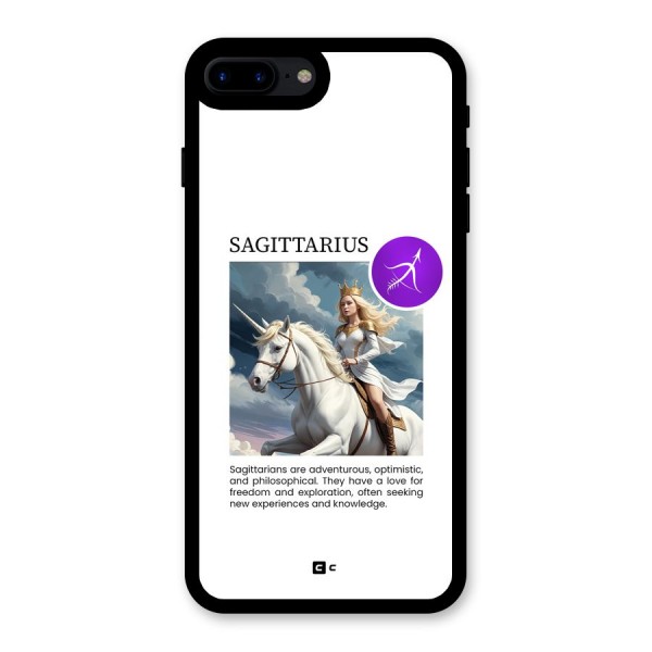 Sparkling Sagittarius Glass Back Case for iPhone 7 Plus