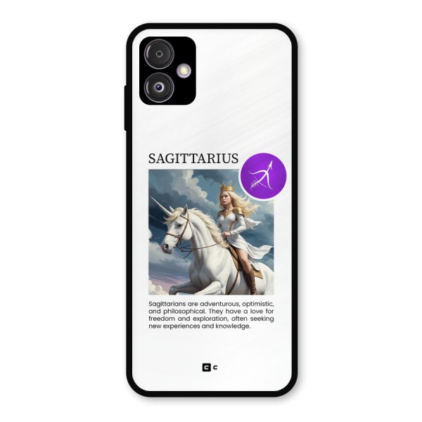 Sparkling Sagittarius Metal Back Case for Galaxy F14