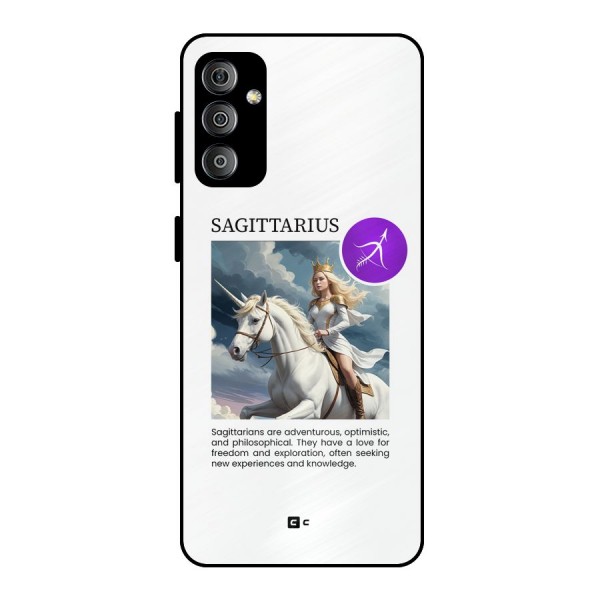 Sparkling Sagittarius Metal Back Case for Galaxy F23