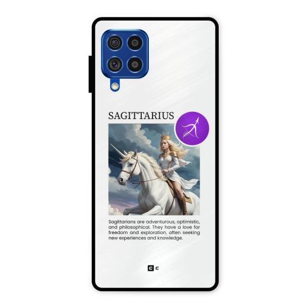 Sparkling Sagittarius Metal Back Case for Galaxy F62