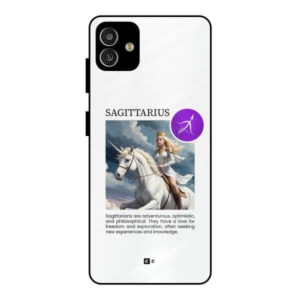 Sparkling Sagittarius Metal Back Case for Galaxy M13 5G