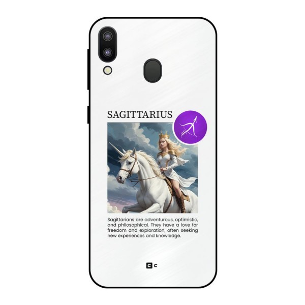 Sparkling Sagittarius Metal Back Case for Galaxy M20