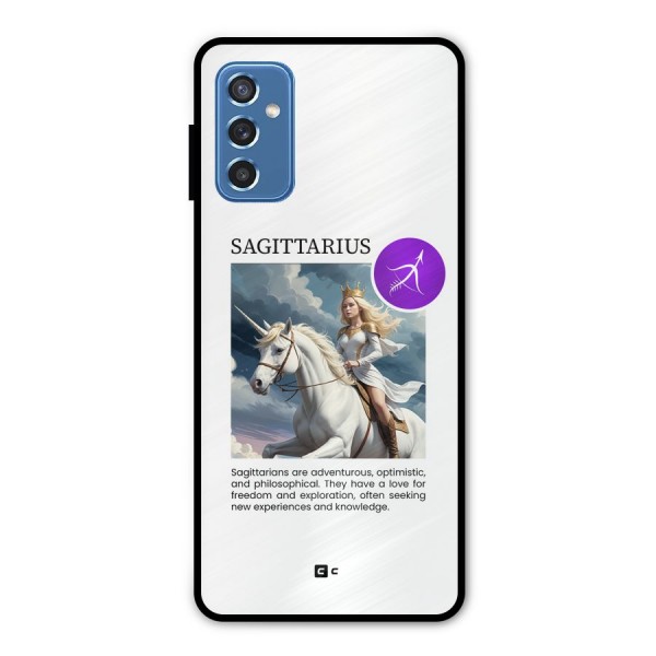 Sparkling Sagittarius Metal Back Case for Galaxy M52 5G