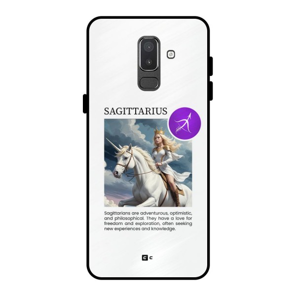 Sparkling Sagittarius Metal Back Case for Galaxy On8 (2018)