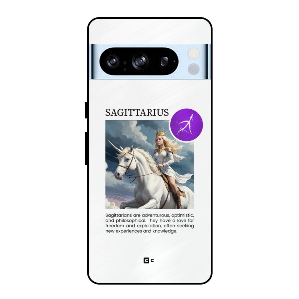 Sparkling Sagittarius Metal Back Case for Google Pixel 8 Pro