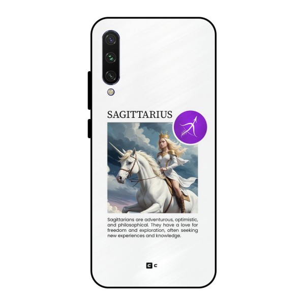 Sparkling Sagittarius Metal Back Case for Mi A3