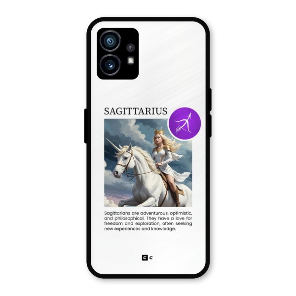 Sparkling Sagittarius Metal Back Case for Nothing Phone 1