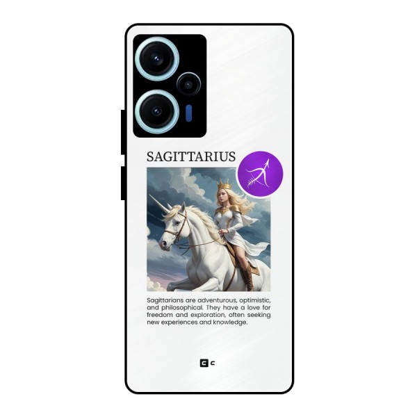 Sparkling Sagittarius Metal Back Case for Poco F5