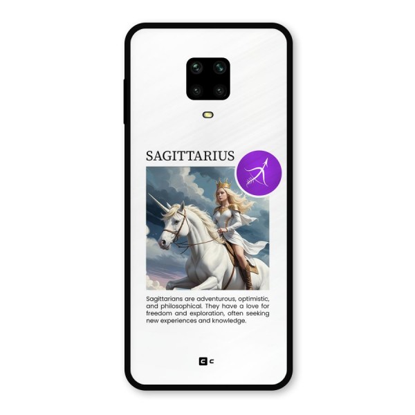 Sparkling Sagittarius Metal Back Case for Poco M2