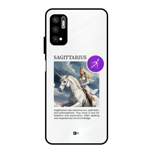 Sparkling Sagittarius Metal Back Case for Poco M3 Pro 5G