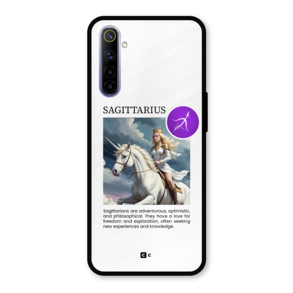 Sparkling Sagittarius Metal Back Case for Realme 6